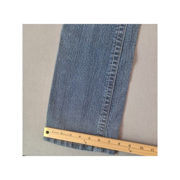 LEI Ashley Low-Rise Bootcut Jeans 2012 Juniors 5R Y2K Style - Picture 7 of 9